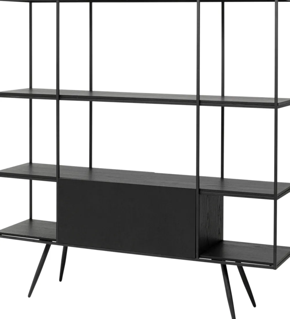 KARE Design Hyllyt*Cosy Sixties Hylly Musta 180x183cm