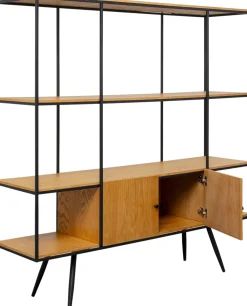 KARE Design Hyllyt*Cosy Sixties Nature Hylly, Kirjahylly 180x183cm