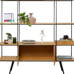 KARE Design Hyllyt*Cosy Sixties Nature Hylly, Kirjahylly 180x183cm