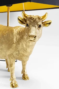 KARE Design Pöytävalaisimet*Cow Gold Lehmäpöytävalaisin, Kulta 52cm