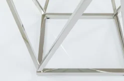 KARE Design Sohvapöydät*Cristallo Sivupöytä Hopea 50x50cm