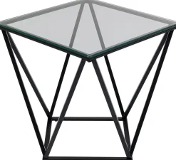 KARE Design Sohvapöydät*Cristallo Sivupöytä, Musta 50x50cm