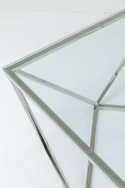 KARE Design Sohvapöydät*Cristallo Sohvapöytä Hopea 80x80cm