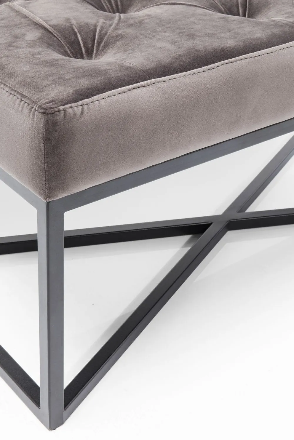 KARE Design Penkit*Crossover Penkki Harmaa/musta 150x40cm