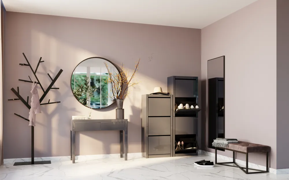 KARE Design Penkit*Crossover Penkki Harmaa/musta 150x40cm