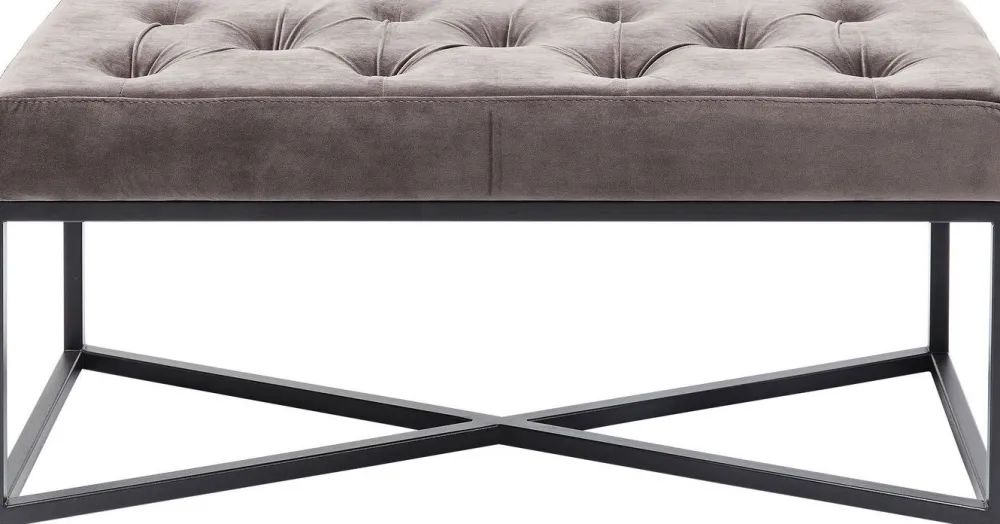 KARE Design Penkit*Crossover Penkki Harmaa/musta 90x40cm