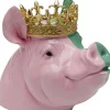 KARE Design Koriste-Esineet*Crowned Pig Kuninkaallinen Possu Koriste-esine 28cm