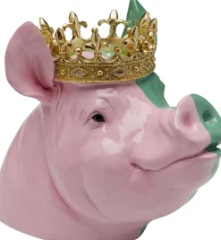 KARE Design Koriste-Esineet*Crowned Pig Kuninkaallinen Possu Koriste-esine 28cm