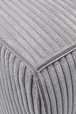 KARE Design Sohvat|Olohuone*Cubetto Cord Sohva 3-istuttava - Vaaleanharmaa 220cm