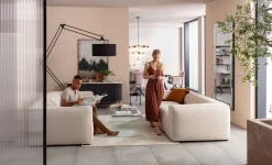 KARE Design Sohvat*Cubetto Sohva 3-istuttava - Kermanvärinen 220cm