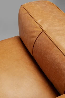 KARE Design Sohvat|Olohuone*Cubetto Sohva, Nahkaa Vaalean Ruskea 220cm