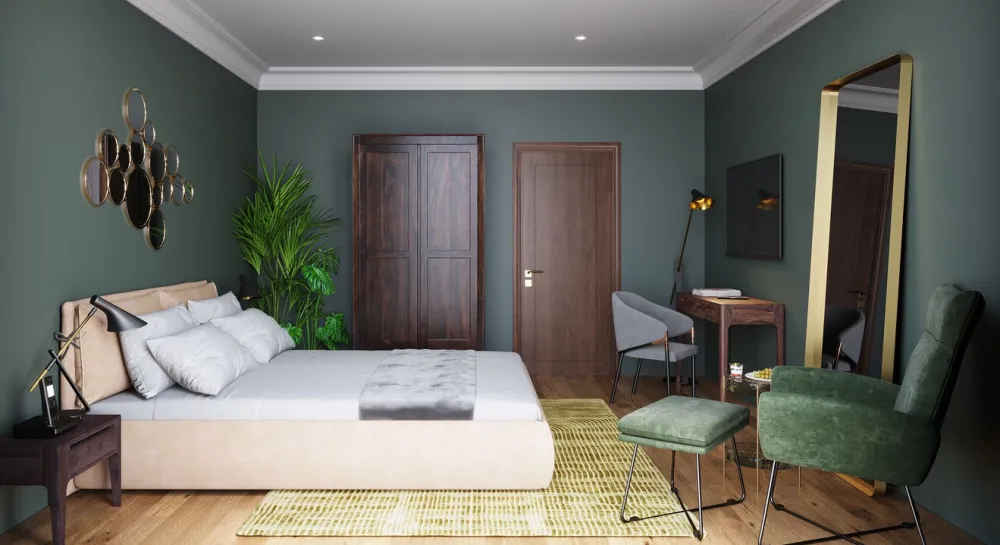 KARE Design Peilit*Curve Peili Messinki 70x200cm