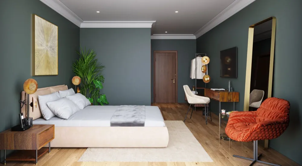 KARE Design Peilit*Curve Peili Messinki 70x200cm