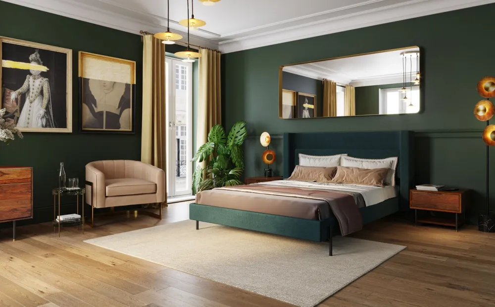 KARE Design Peilit*Curve Peili Messinki 70x200cm