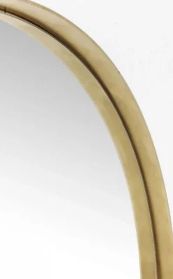 KARE Design Peilit*Curve Pyöreä Peili, Messinki Ø100cm