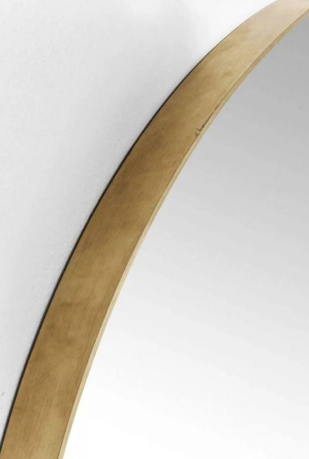 KARE Design Peilit*Curve Pyöreä Peili, Messinki Ø100cm