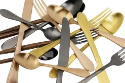 KARE Design Keittiö Ja Astiat*Cusina Aterimet Matta Kulta (16 Osaa)