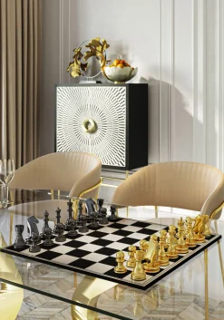 KARE Design Jalalliset Koriste-Esineet*Deco Chess Shakkipeli Koriste-esine 60x60cm
