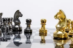 KARE Design Jalalliset Koriste-Esineet*Deco Chess Shakkipeli Koriste-esine 60x60cm