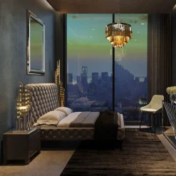 KARE Design Sängyt*Desire High Sänky, Hopeanharmaa 180x200 Cm