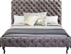 KARE Design Sängyt*Desire High Sänky, Hopeanharmaa 180x200 Cm