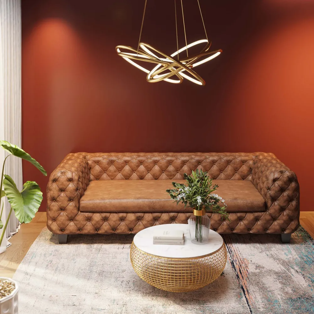 KARE Design Sohvat*Desire Sohva 3-istuttava Vintage Eco