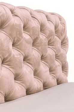 KARE Design Sängyt*Desire Velvet Ecru Sänky, Samettia 160x200cm