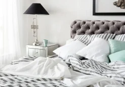 KARE Design Sängyt*Desire Velvet Sänky, Hopeanharmaa 160x200 Cm