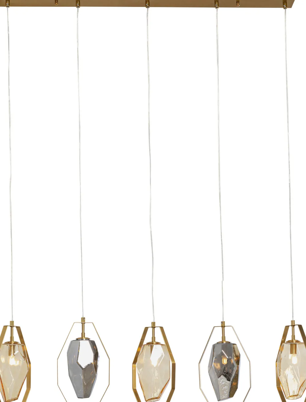 KARE Design Riippuvalaisimet*Diamond Fever Dining Riippuvalaisin Messinki 110cm