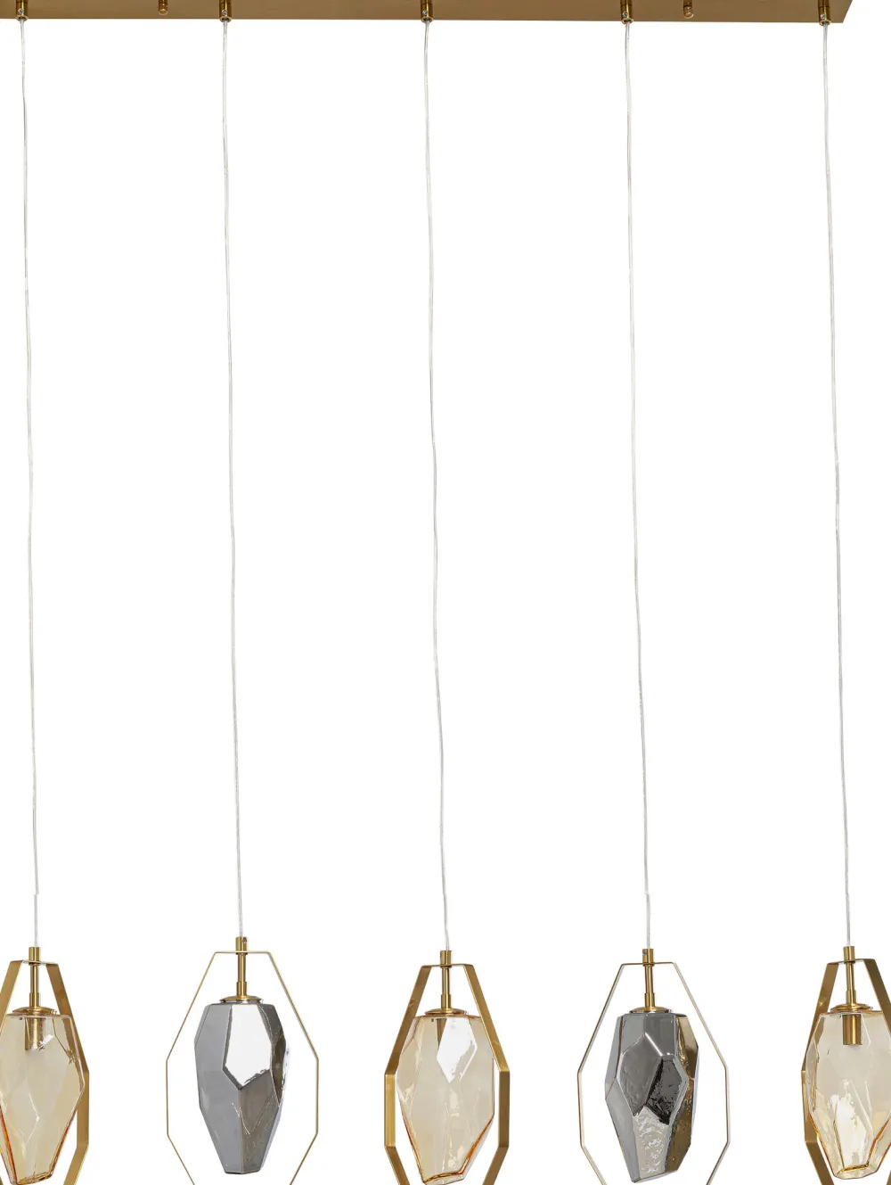 KARE Design Riippuvalaisimet*Diamond Fever Dining Riippuvalaisin Messinki 110cm
