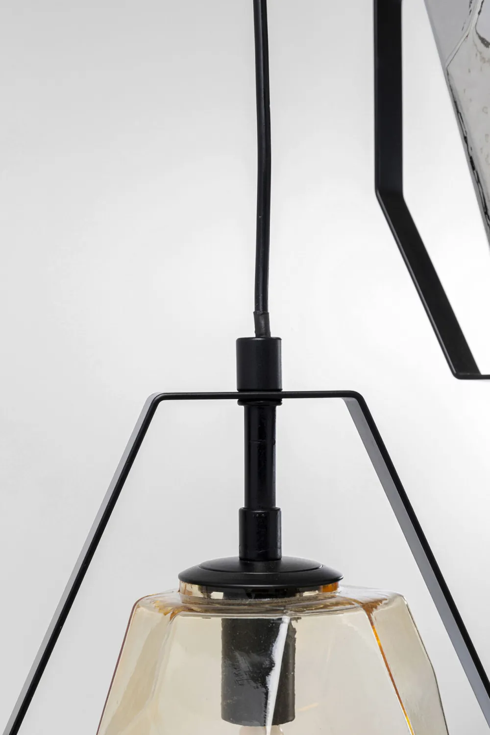 KARE Design Riippuvalaisimet*Diamond Fever Spiral Riippuvalaisin Musta Ø42cm