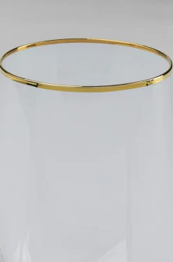 KARE Design Lasit*Diamond Gold Rim Lasi