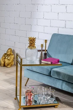 KARE Design Lasit*Diamond Gold Rim Lasi