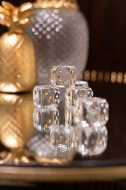 KARE Design Koriste-Esineet*Dice Transparent Koriste-esine 17x4cm