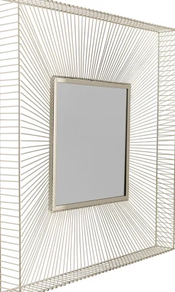 KARE Design Peilit*Dimension Gold Seinäpeili, Samppanja 91x91cm