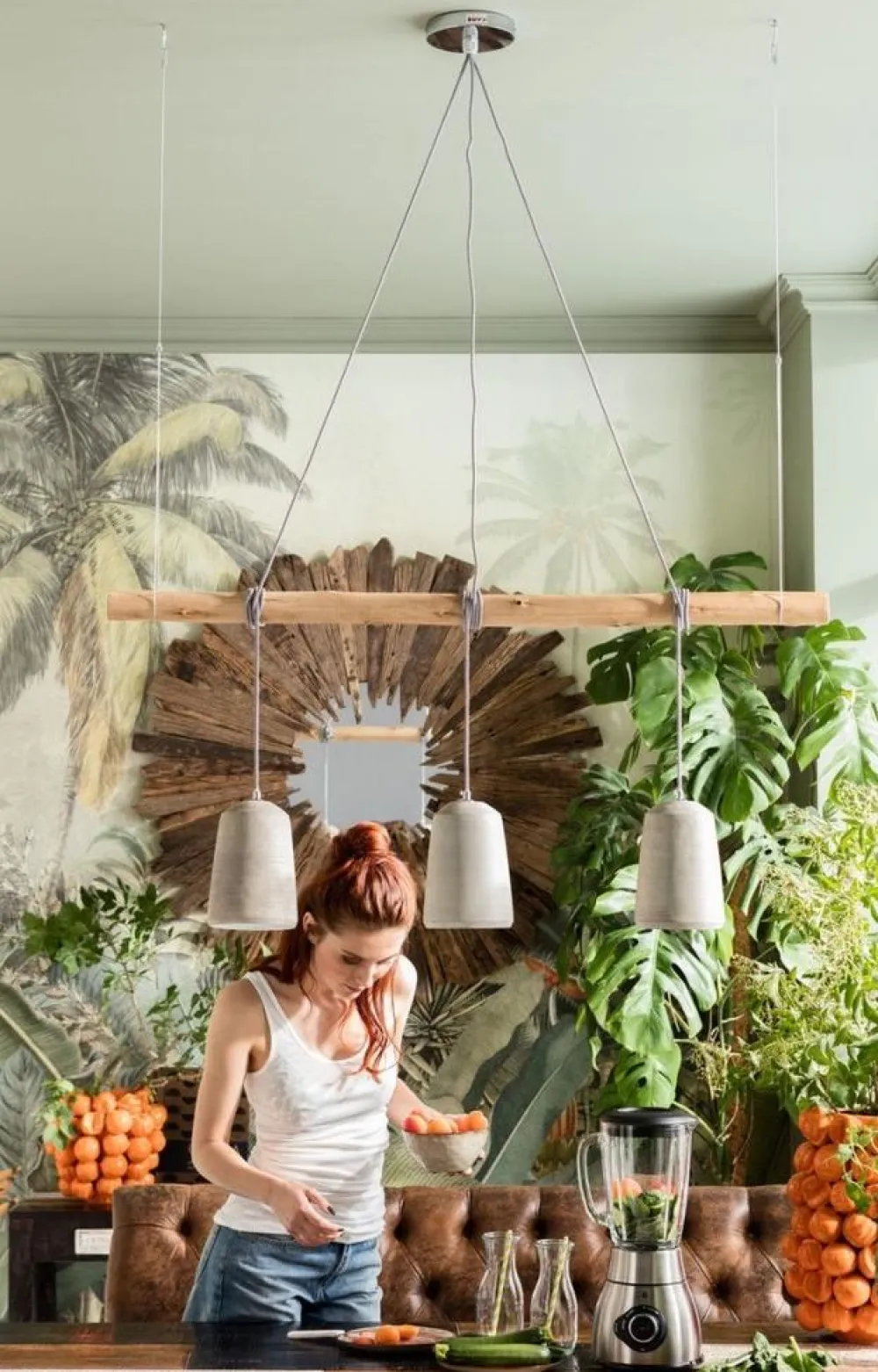 KARE Design Riippuvalaisimet*Dining Concrete Tre Riippuvalaisin 120cm