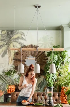 KARE Design Riippuvalaisimet*Dining Concrete Tre Riippuvalaisin 120cm