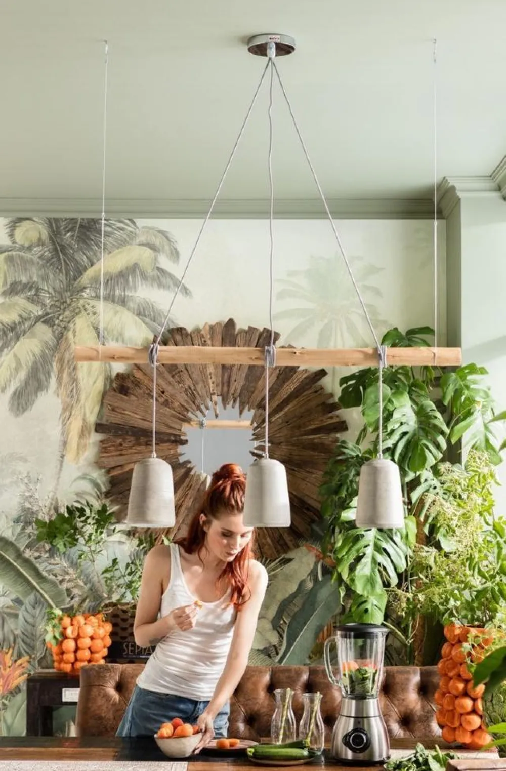 KARE Design Riippuvalaisimet*Dining Concrete Tre Riippuvalaisin 120cm