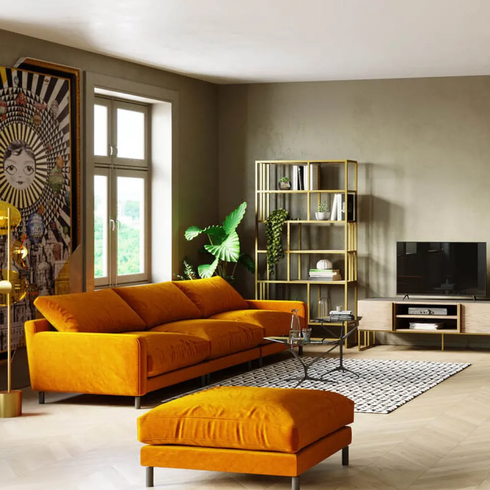 KARE Design Rahit Ja Jakkarat*Discovery Rahi, Amber