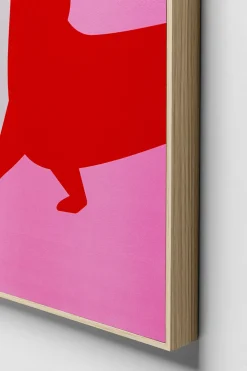 KARE Design Taulut|Olohuone*Dog Frankie Mäyräkoira Taulu (2/Setti)