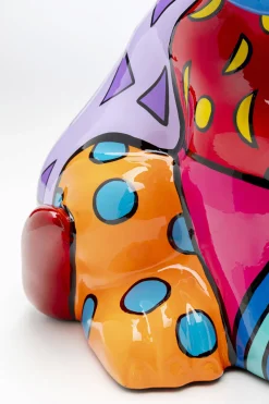 KARE Design Koriste-Esineet*Dog Patchwork Koira Koriste-esine Värikäs 35cm