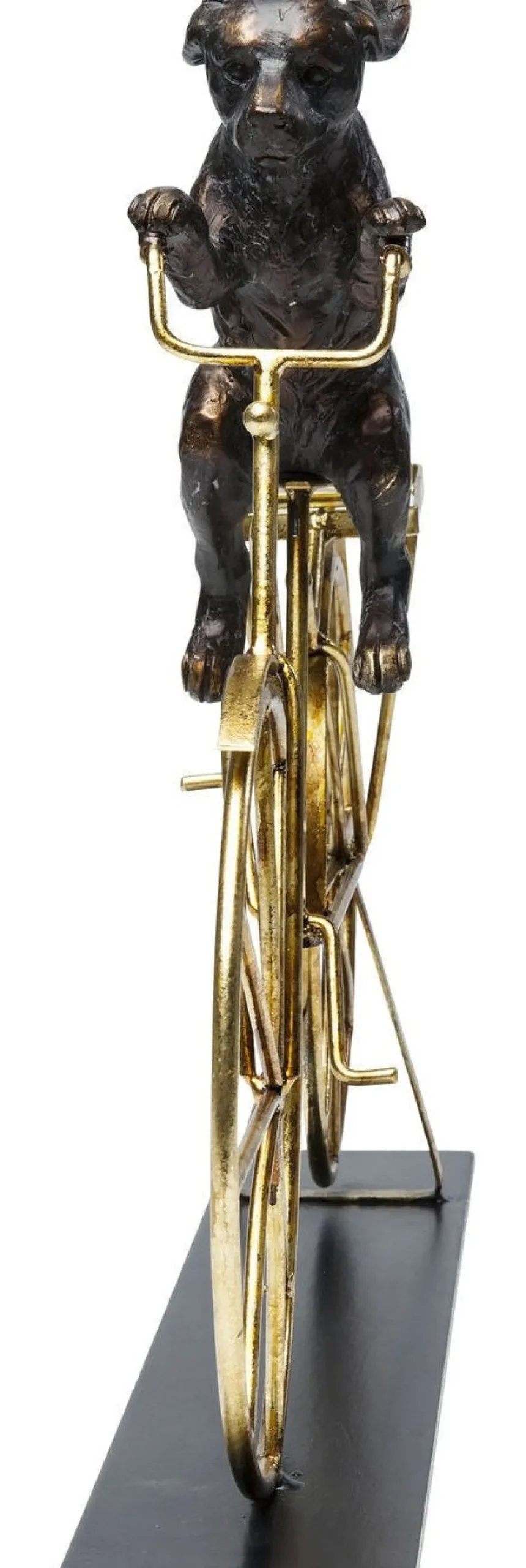 KARE Design Koriste-Esineet*Dog With Bicycle Pyöräilevä Koira Koriste-esine 44cm