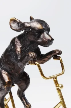 KARE Design Koriste-Esineet*Dog With Bicycle Pyöräilevä Koira Koriste-esine 44cm