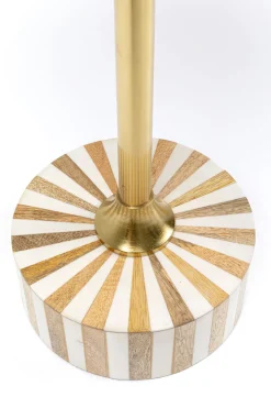 KARE Design Sohvapöydät|Olohuone*Domero Cirque Sivupöytä, Kulta-valkoinen Ø40cm