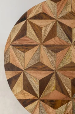 KARE Design Sohvapöydät*Domero Geo Sivupöytä, Ruskea Ø25cm