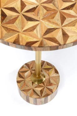 KARE Design Sohvapöydät|Olohuone*Domero Geo Sivupöytä, Ruskea Ø40cm