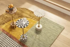 KARE Design Sohvapöydät|Olohuone*Domero Geo Sivupöytä, Ruskea Ø40cm