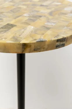 KARE Design Sohvapöydät*Domero Mosaic Sivupöytä, Harmaa Ø25cm