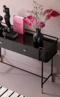 KARE Design Maljakot|Olohuone*Donna Maljakko Musta 22cm