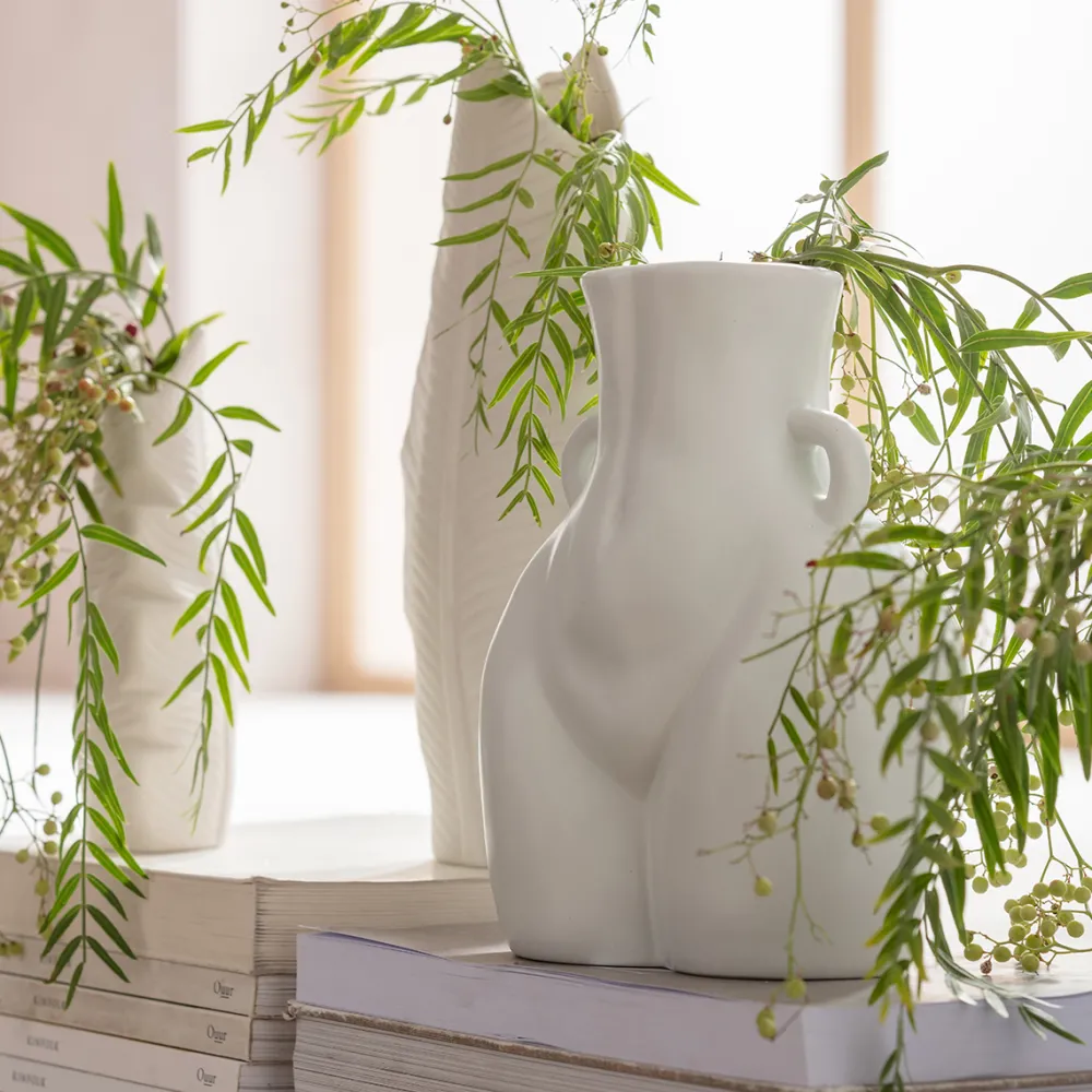 KARE Design Maljakot*Donna Maljakko Valkoinen 22cm